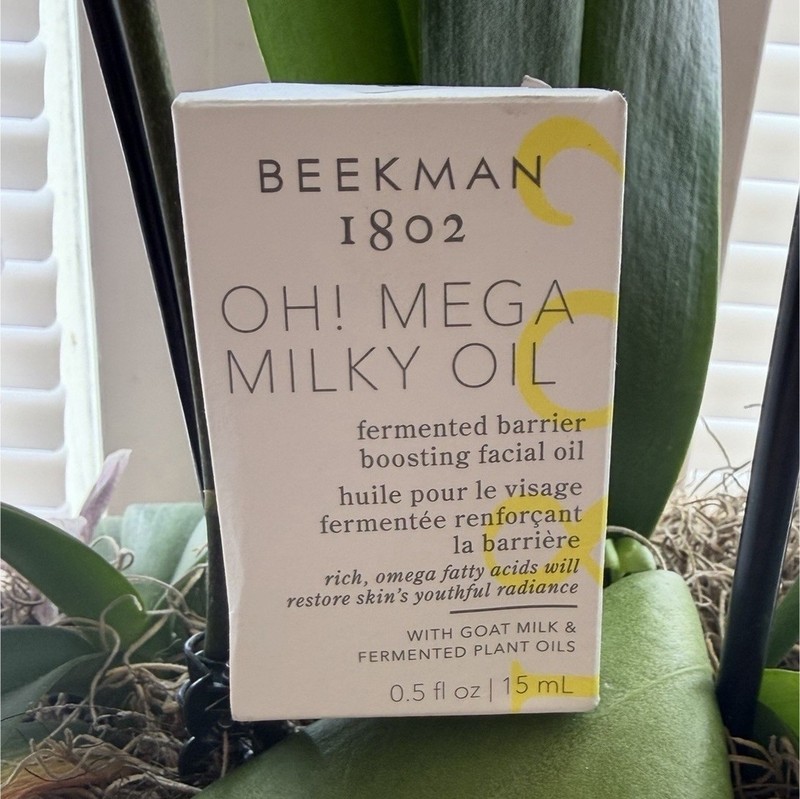 Beekman 1802 Oh! Mega Milky Oil Facial Oil Vitamin C Niacinamide, 0.5 fl oz