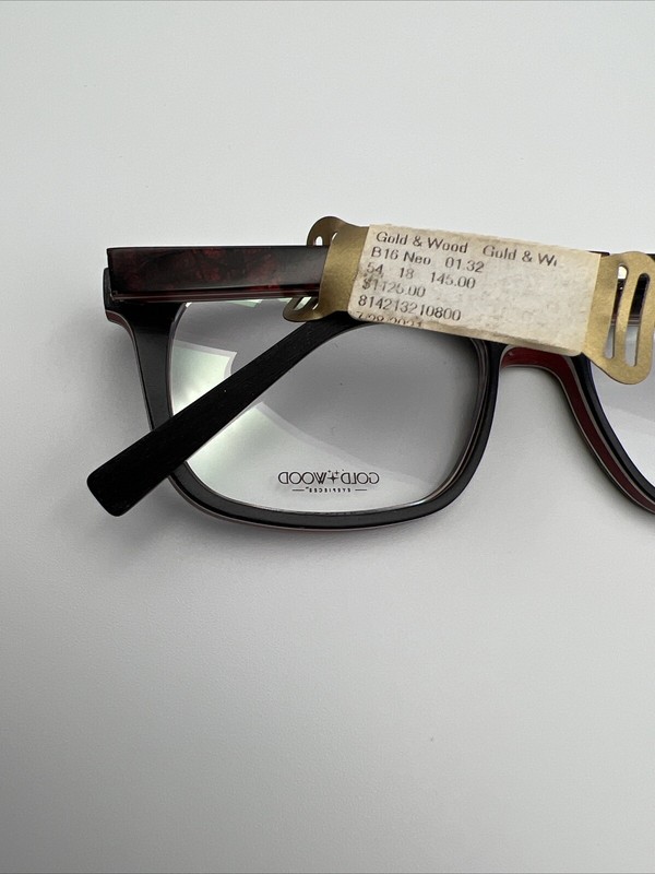 Gold & Wood Luxembourg B16 Neo 01.32 54[]18-145 104 Eyeglasses Frames gallery