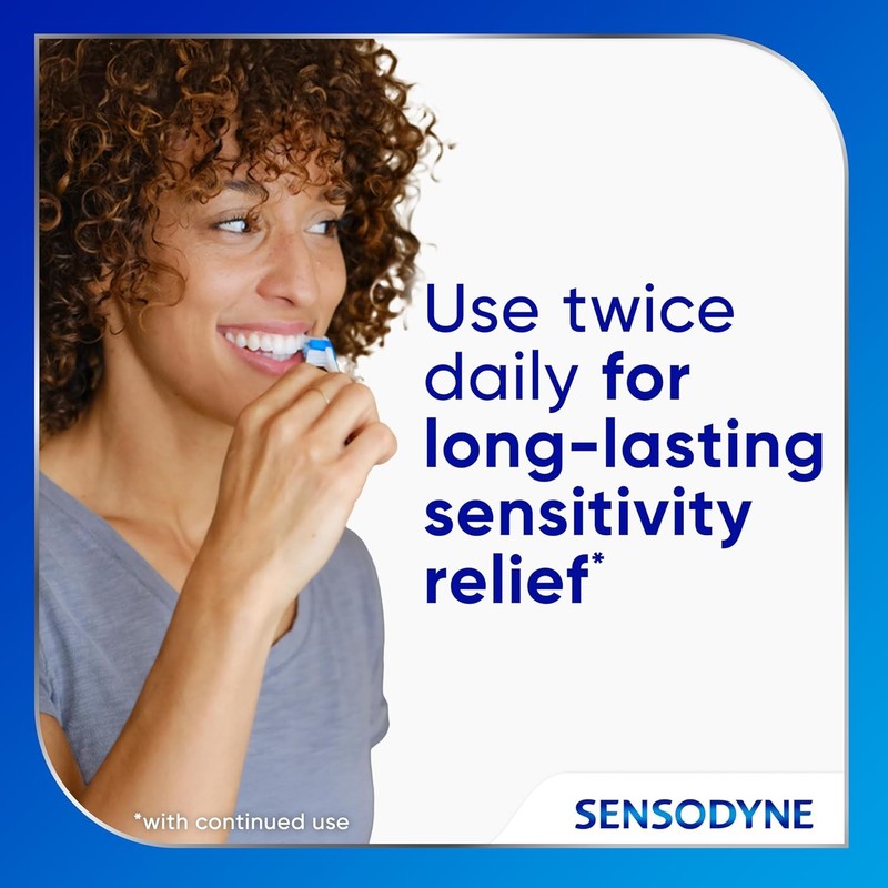 Sensodyne Cavity + Sensitivity Toothpaste, Fluoride Toothpaste for Sensitive Tee gallery