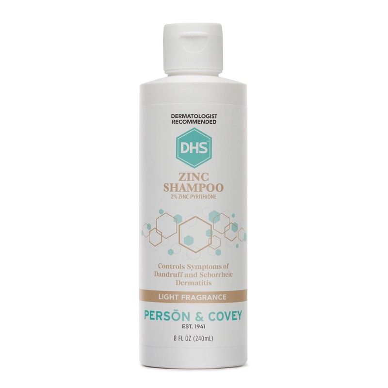 DHS ZINC Shampoo for Dandruff Control Light Fragrance 8 Oz (240ml) Fast Shipping