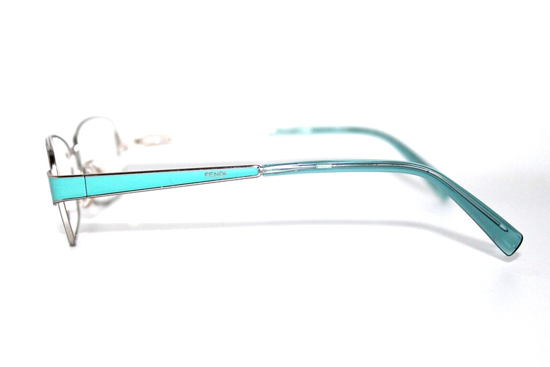 NEW FENDI F1041 045 SILVER AUTHENTIC EYEGLASSES FRAMES 52-15-135MM W/CASE gallery