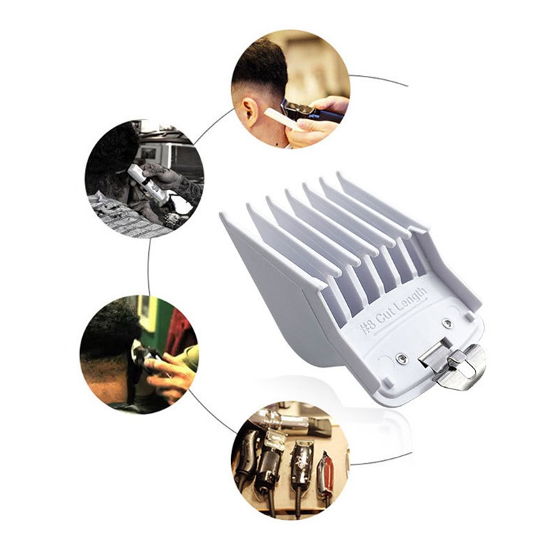 8x Universal Hair Clipper Limit Trimmer Cutting Guide Comb Guards For WAHL 8148 gallery