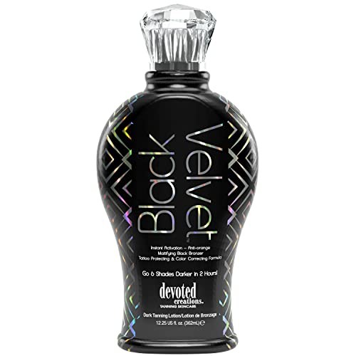Devoted Creations Black Velvet Bronzer 12.25oz, Anti-Orange Matte