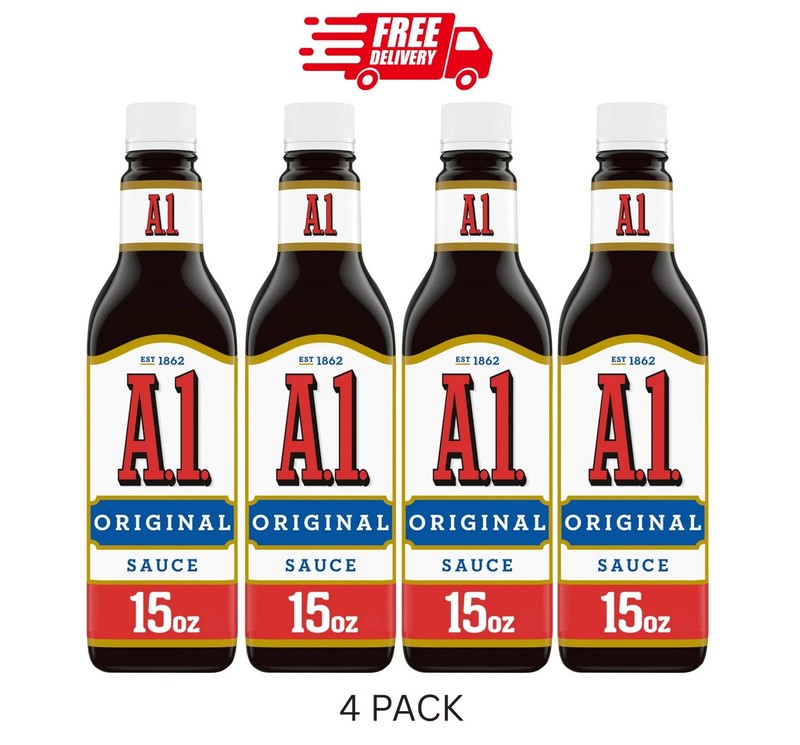A.1. Original Steak Sauce (15 oz Bottle) 15 Ounce (Pack of 4)