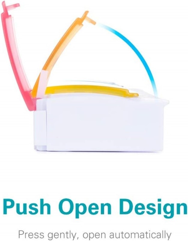 Pill Organizer 2 Times A Day AM PM 7 Day Easy Push Button Open NEW gallery