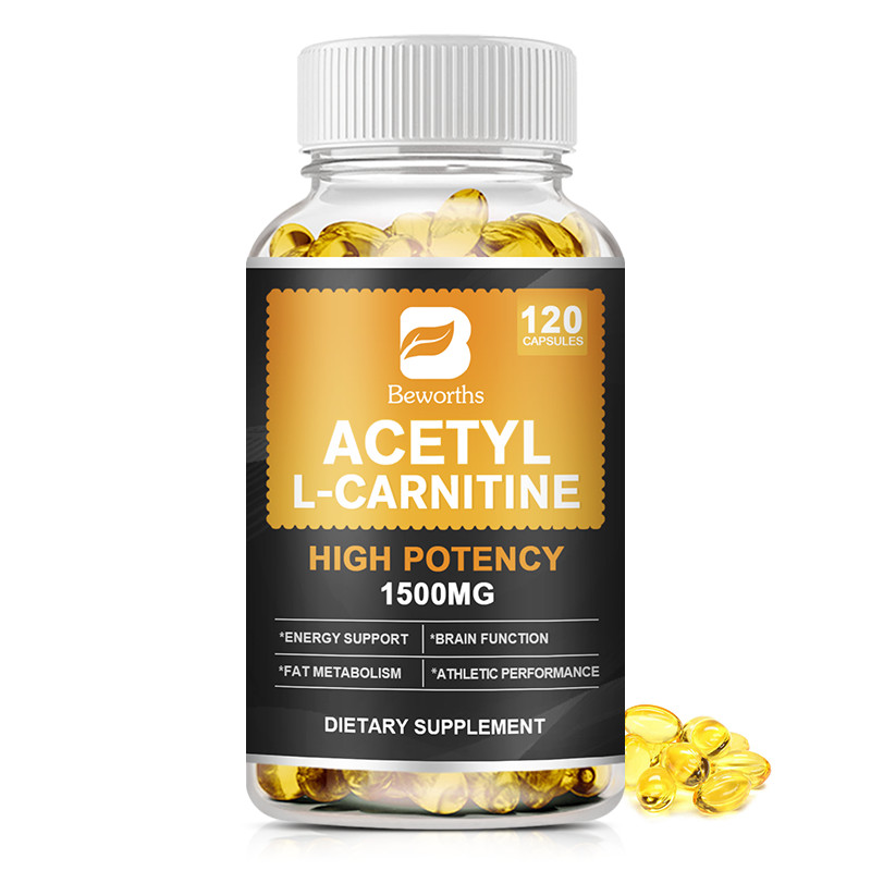 Beworths Acetyl L-Carnitine 1500mg Capsules - Non-GMO and Gluten Free Supplement gallery