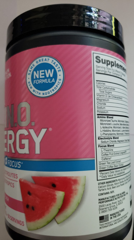 OPTIMUM NUTRITION - AMIN.O. Energy - Watermelon Splash - 30 Servs - Exp 7/2027 gallery