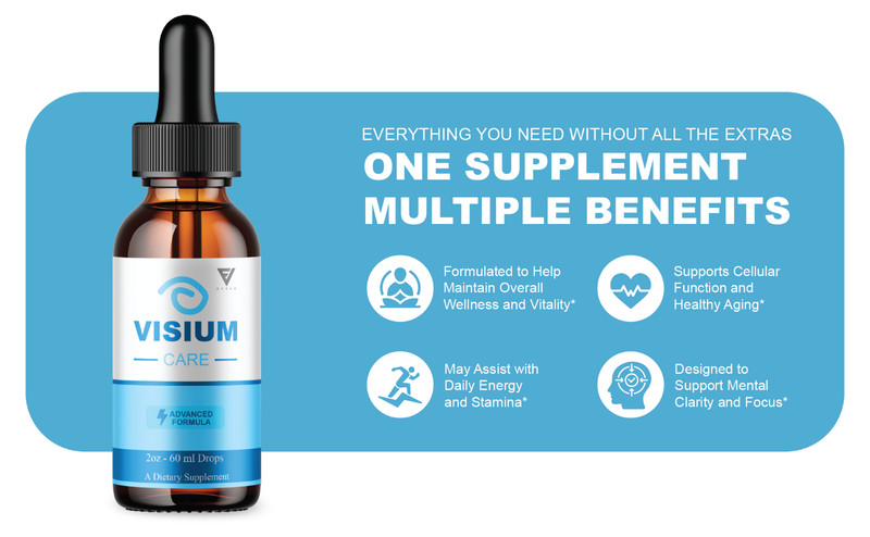 (3 Pack) Visium Care Drops, VisiumCare Advanced Vision Support Formula (6oz) gallery