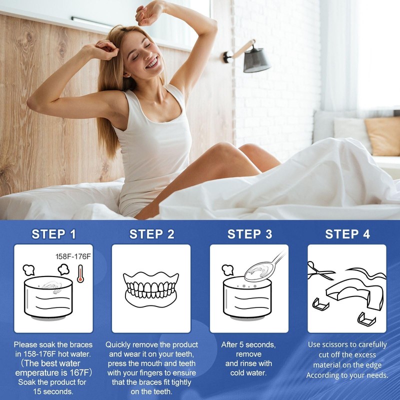 Anti-Grinding Mouth Guard for Clenching Teeth at Night - Sleep Teeth Protector gallery