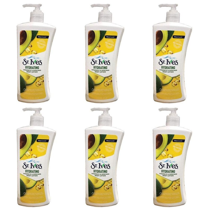 Daily Hydrating Vitamin E & Avocado Body Lotion 21 Fl Oz Pack of 6