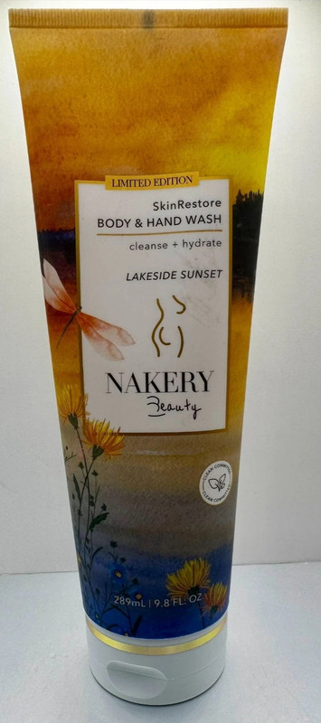 Nakery Beauty SkinRestore Body & Hand Wash 9.8 fl oz / 2.89mL CHOOSE YOUR SCENT!