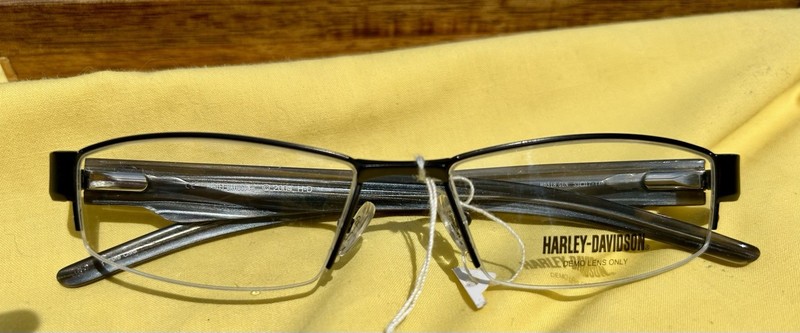 Harley-Davidson HD318 Gunmetal Metal Rectangular Frames 53-17-140
