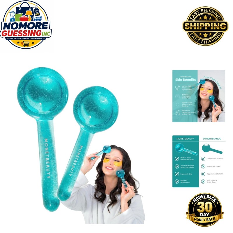 Dual Set of Ice Globes for Face – Revitalize Complexion & Soothe Muscle Tension