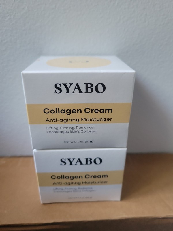 2pk SYABO Collagen Cream 1.7 Oz Anti-aging Moisturizer NEW SEALED