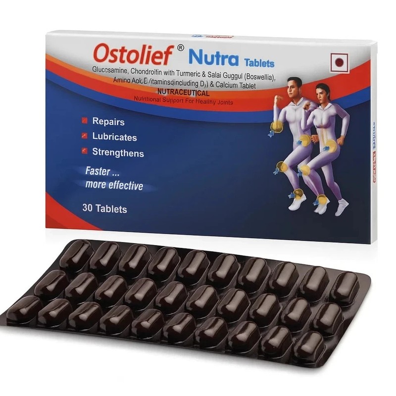 Ostolief Nutra Tablets 60 Tabs Ayurvedic Joint & Muscle Wellness Free shipping gallery