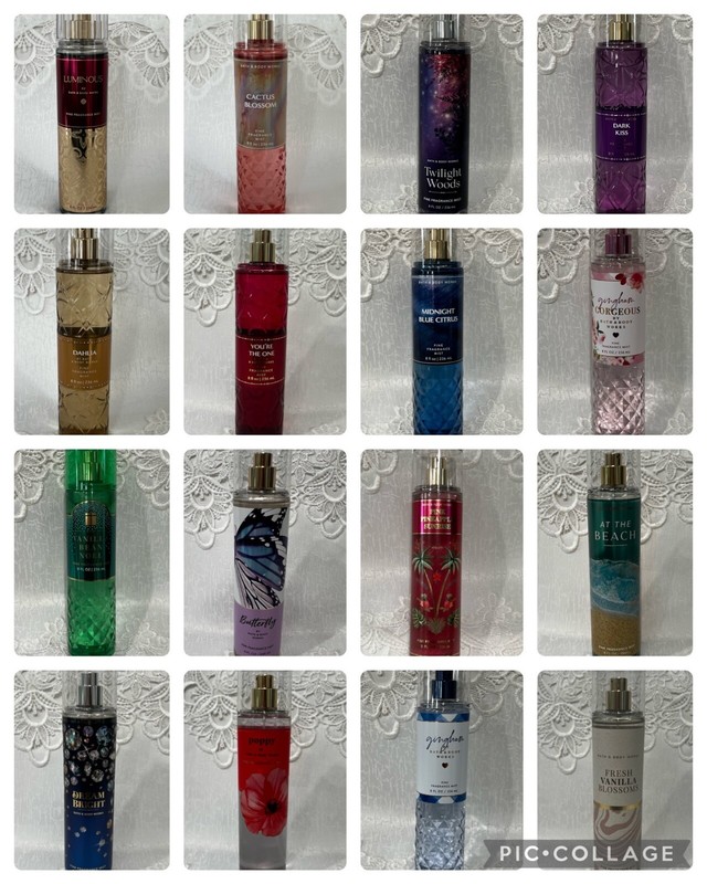 Bath & Body Works Fragrance Body Mist Splash Spray 8 oz Pick Your Favorite Scent