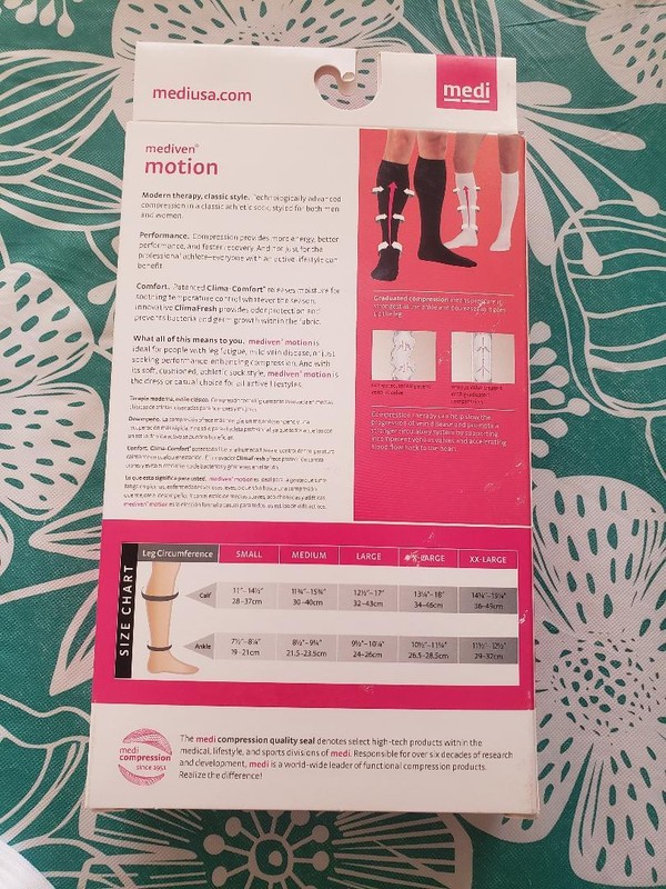 Mediven Motion Unisex 20-30 Calf Closed Toe Compression Socks Pick Size & Color gallery