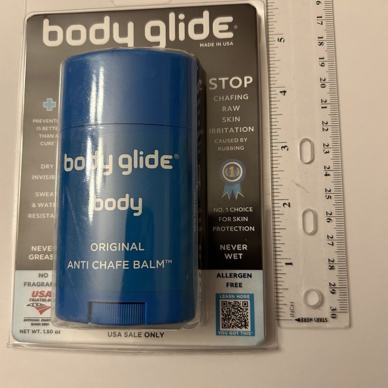 Body Glide Original Anti-Chafe Balm Sweat Resistant Body Lubricant 1.5oz New gallery
