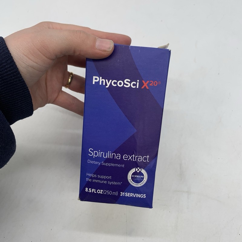 PhycoSci X20 Spirulina Extract Dietary Supplement 31 Servings Exp 09/2026 NEW gallery