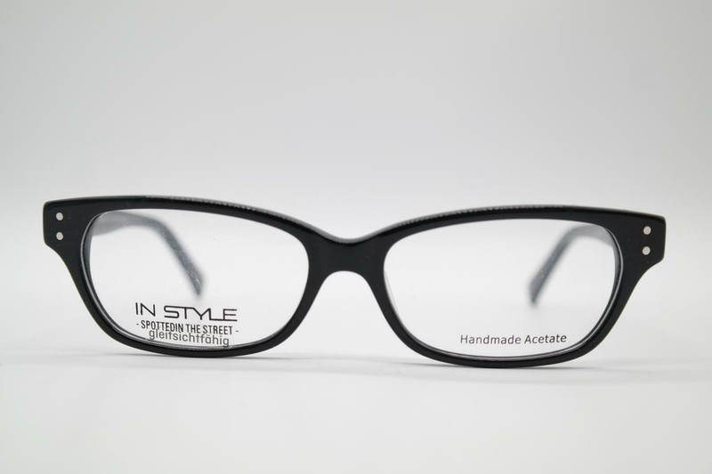 In Style LXY43 Black Blue Silver Oval Glasses Eyeglass Frame New