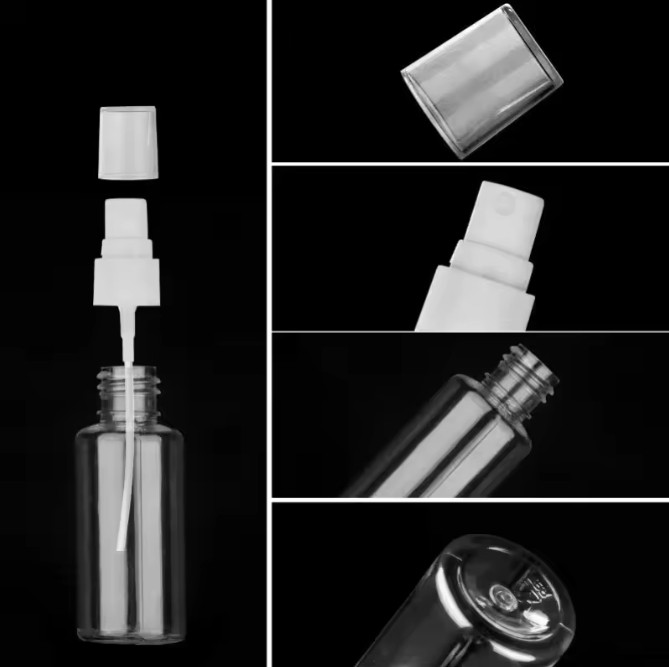 Portable Travel Spray Bottle Plastic Transparent Perfume Empty Atomizer-30/60ML gallery