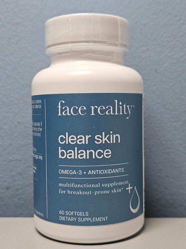Face Reality Clear Skin Balance 60 Softgels – New & Sealed Exp 11/2027