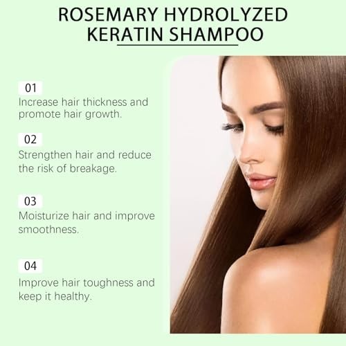 Tgideas Organic Rosemary Hair Growth Shampoo for Women and Men-Natural Thicke... gallery