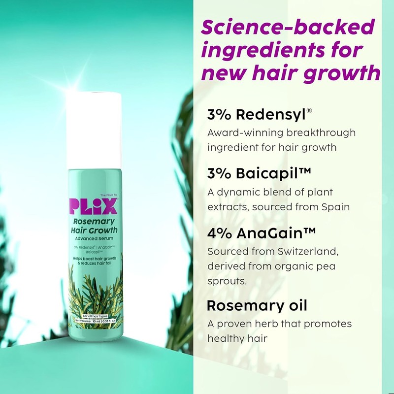 The Plant Fix Plix Rosemary Hair Growth Advanced Serum Roll-On 10 Ml gallery