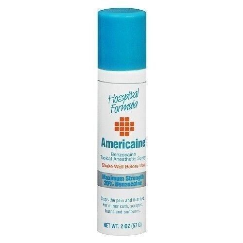 Americaine Benzocaine Topical Anesthetic Spray – 2 fl oz