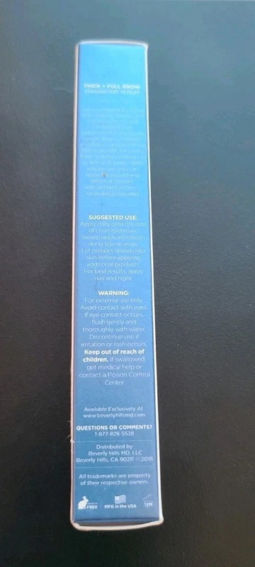 Beverly Hills MD Thick And Full Brow Enhancing Serum, 3 ml NEW gallery