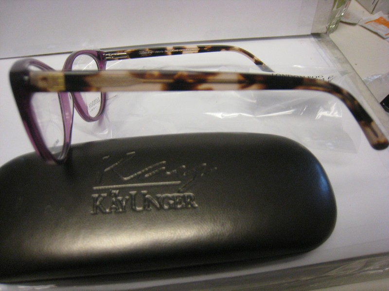 NEW London Fog VICTORIA PURPLE sz 54-17-135 mm Eyeglass Frame & Generic Case gallery