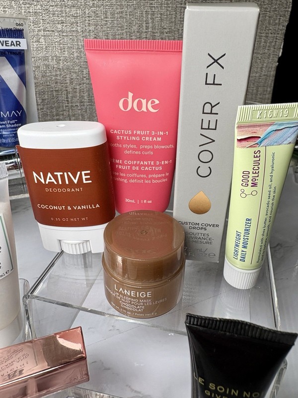 Assorted Travel/ Full Size Makeup & Skincare Lot: CeraVe, Sephora, Almay, Origin gallery