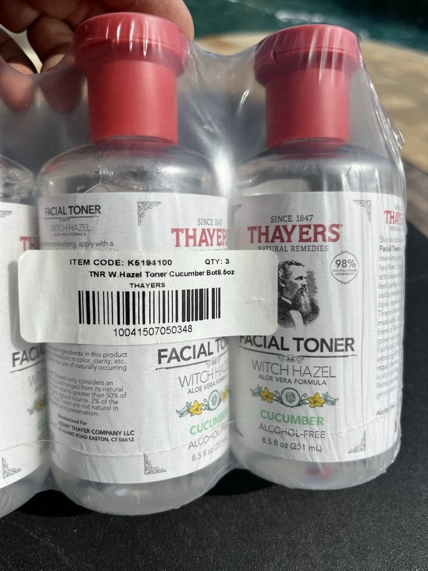 3 Pack Thayers Facial Toner Witch Hazel Cucumber Aloe Vera Alcohol-Free 8.5 oz gallery