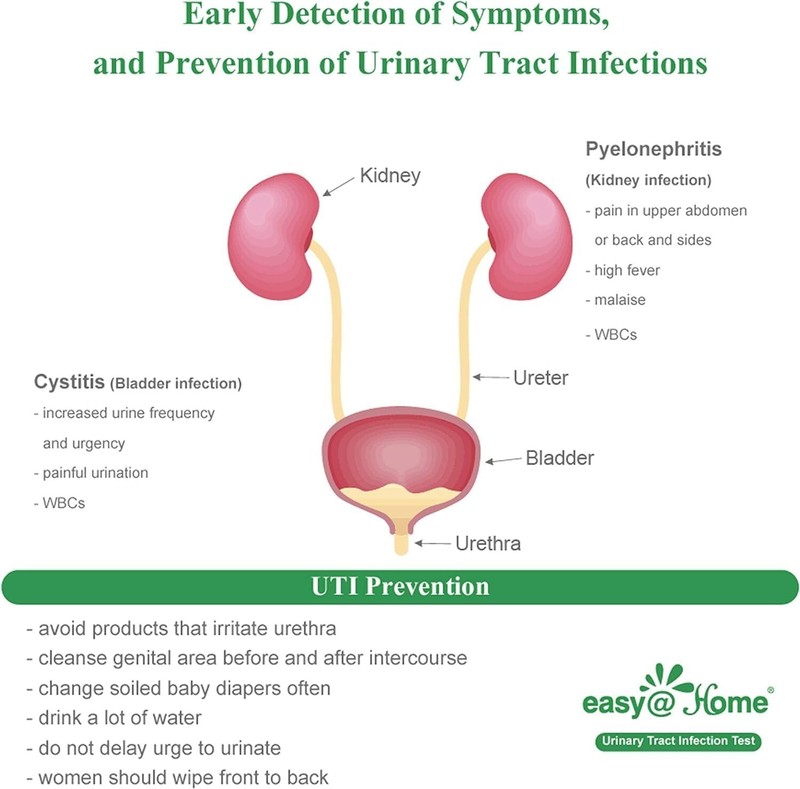 Easy@Home 50 Individual Pouch Urinary Tract Infection Test Strips gallery