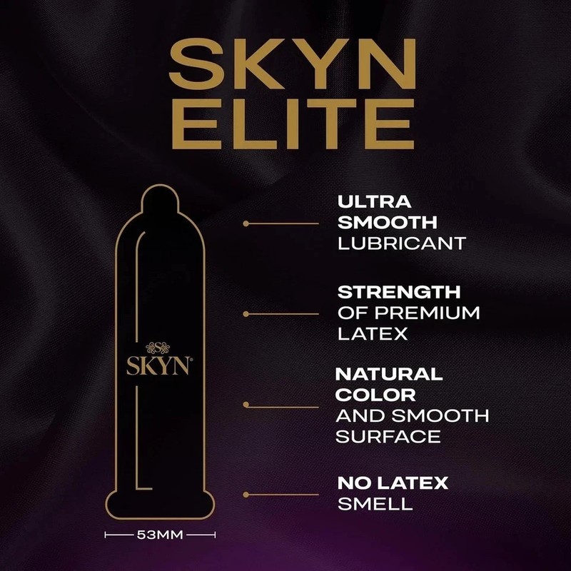 SKYN Elite Non-Latex Lubricated Condoms, 36 Count gallery
