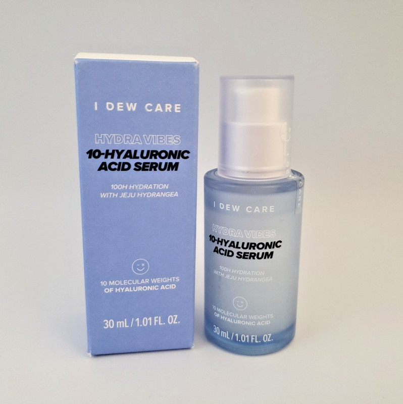I DEW CARE Hydra Vibes 10-Hyaluronic Acid Serum 30mL/1.01 fl oz exp: 2/05/2027