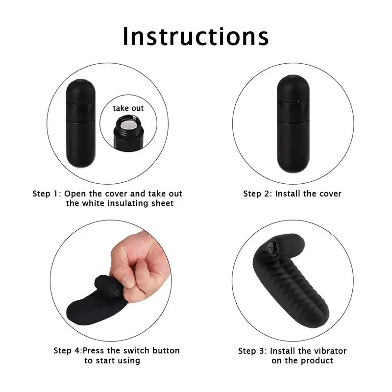 Finger Vibrator G-spot Clit Massager Stimulator Sex Toys for Women Rechargeable gallery