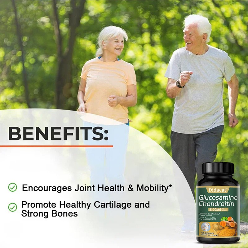 Glucosamine Chondroitin Turmeric MSM Triple Strength 2100mg Joint Support gallery