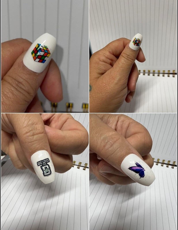 The Three Stooges Waterslide Finger Nail Decals Instructions Bonus set of 50 JM gallery