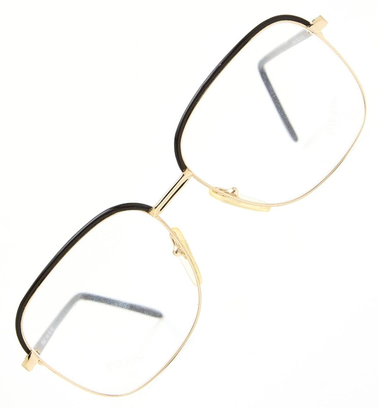 FILOS 4464 Gold/Black Rockers Bickers Glasses Frame Vintage 80s👓Unisex