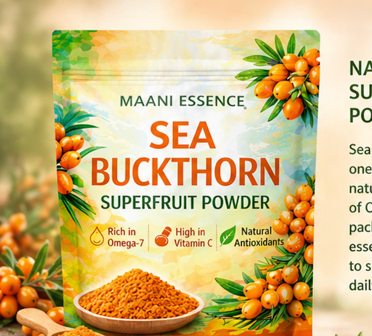 4oz Sea Buckthorn Powder Organic Super fruit | Rich in Omega-7 Vitamin C gallery