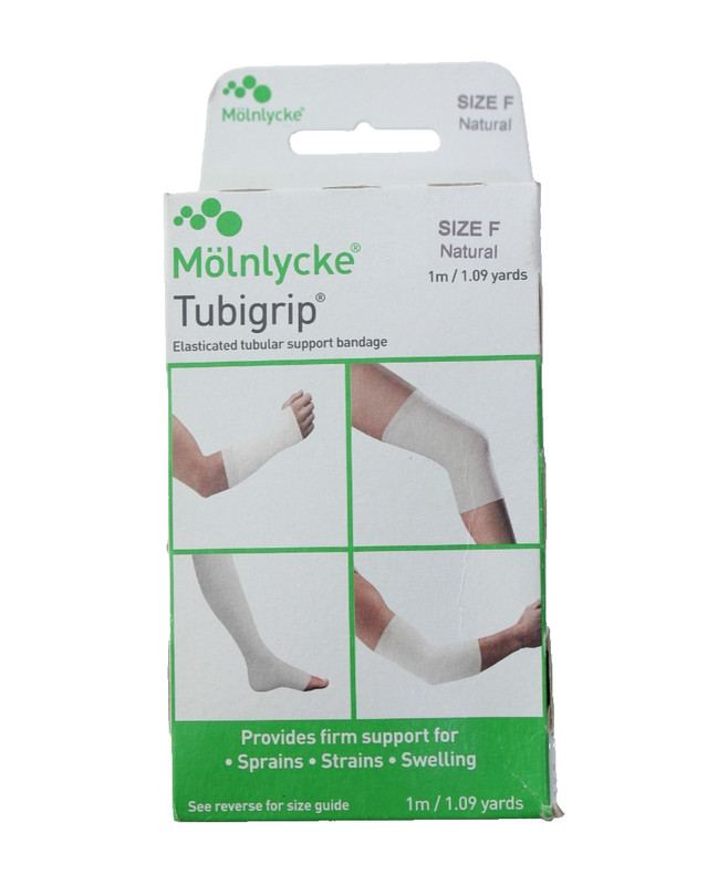 Tubigrip Pull On Elastic Tubular Support Bandage, 1 Meter, Size F, 1 COUNT, NEW