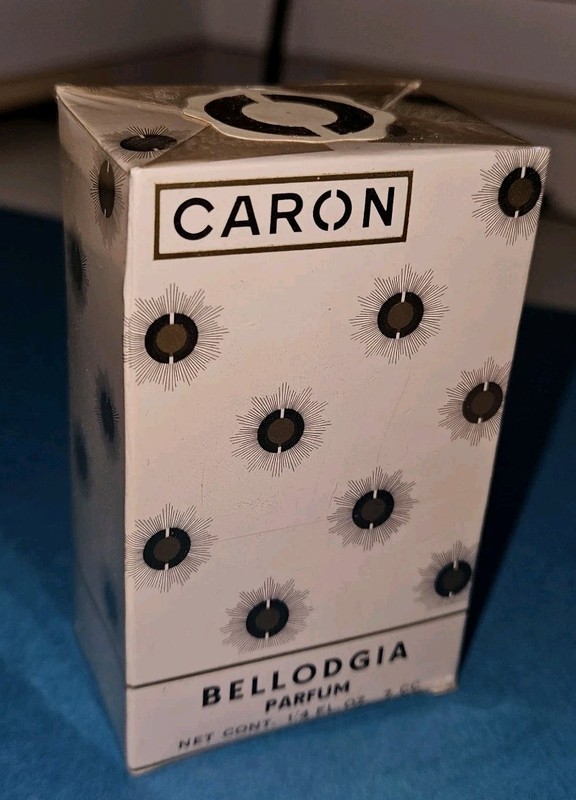 Vintage Caron Bellodgia Parfum Perfume 1/4 fl oz 7 cc New Old Stock gallery