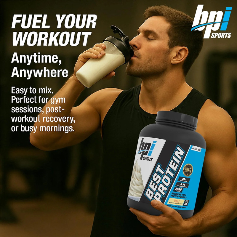 Best Protein Powder, 100% Whey Blend for Muscle Growth & Recovery, Vanilla Swirl gallery