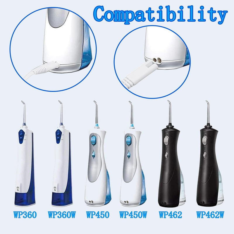 3V Charger for Waterpik WP360 WP360W WP450 WP450W WP462 WP462W Water Flosser Rep gallery
