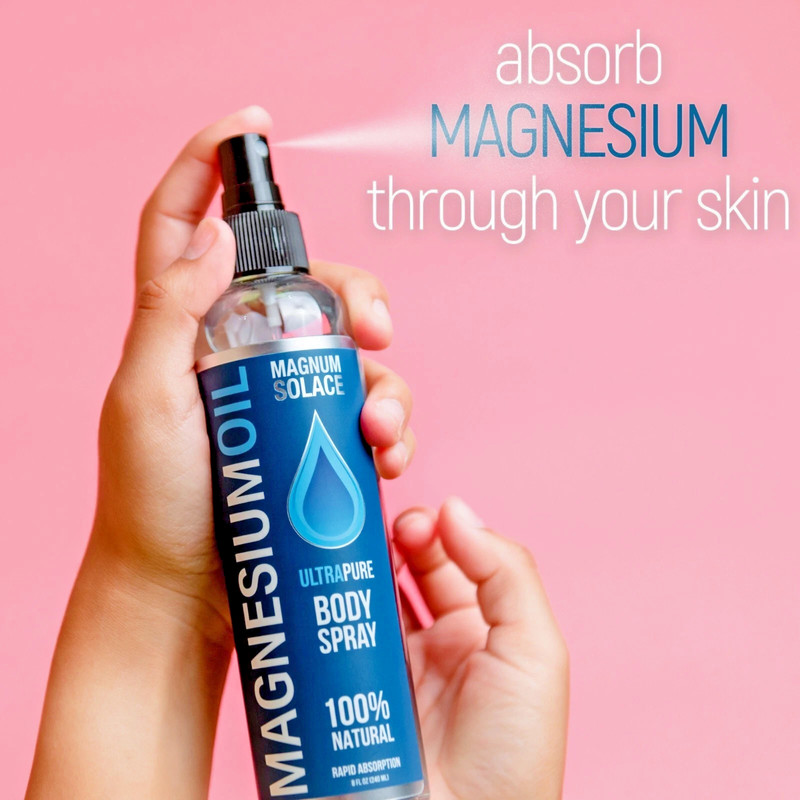 Oil Spray 100% Natural Magnesium Spray Sourced from The Dead Sea