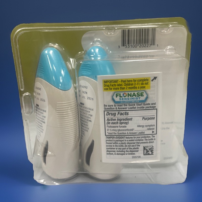 Flonase Sensimist Allergy Relief 120 Sprays Ea. 2 Pack 24HR Non-Drowsy EXP 07/26 gallery