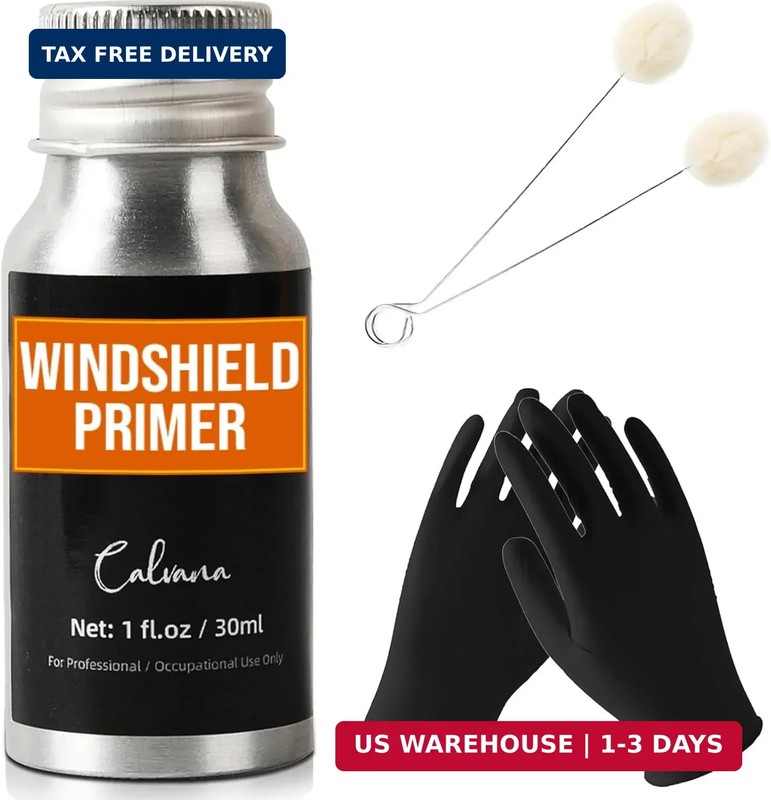Calvana 1 fl.oz Windshield Primer, Urethane Primer for Automotive, Promotes Adhe