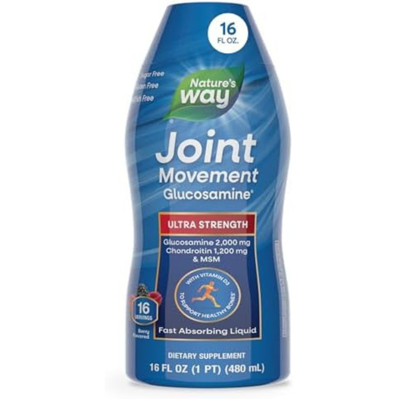 Nature’s Way Joint Movement Glucosamine Ultra Strength Berry Flavor 16 Oz