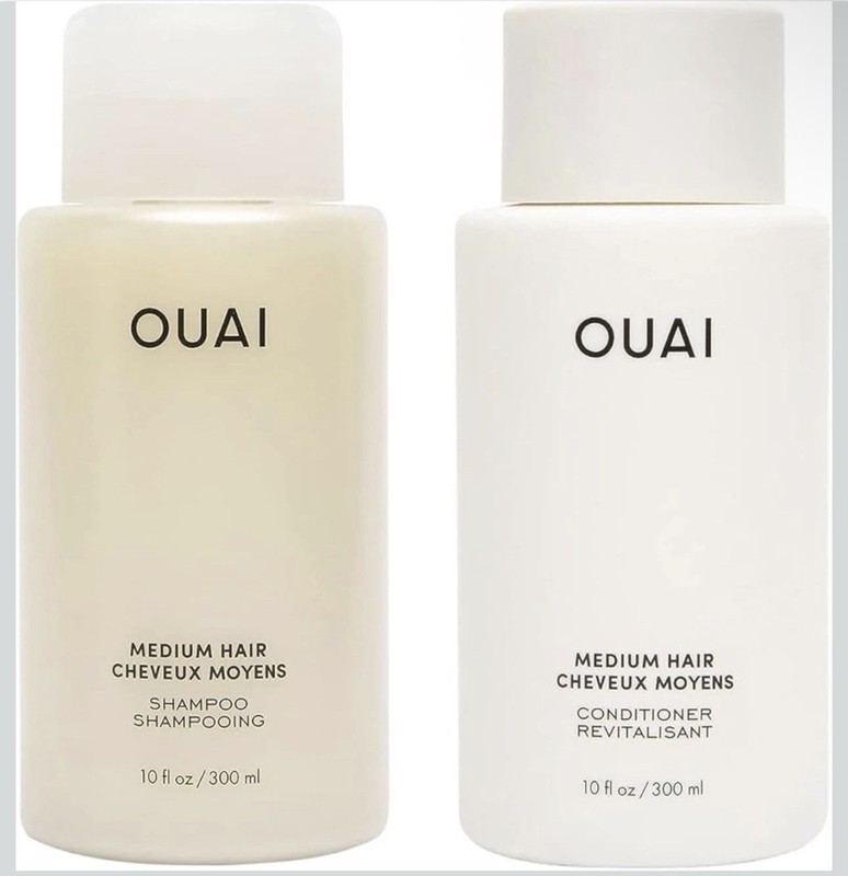 OUAI Fine Hair Shampoo & Conditioner Set 10oz Each – For Medium Hair Volume Care
